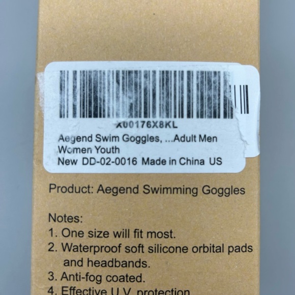 Aegend Swim Goggles, Swimming Goggles No Leaking Full Protection Adult Men Women - Picture 5 of 9